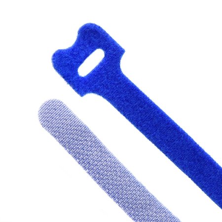 South Main Hardware 8-in  Hook and Loop -lb, Blue, 10 Speciality Tie 222170